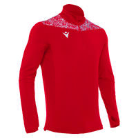 Tiber 1/4 Zip Top RED/WHT S Stilren treningsgenser - Unisex