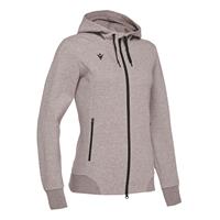 Lyre Full Zip Hooded Jacket W Hettejakke i bomullsmiks til dame