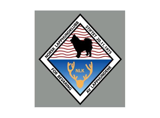 Norsk Lapphundklubb klubblogo N Transfermerke 80mm x 88mm 