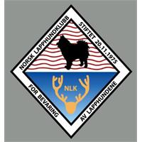 Norsk Lapphundklubb klubblogo N Transfermerke 80mm x 88mm