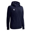 Drum Hooded Womens Jacket NAV L Fritidsjakke i børstet fleece til dame
