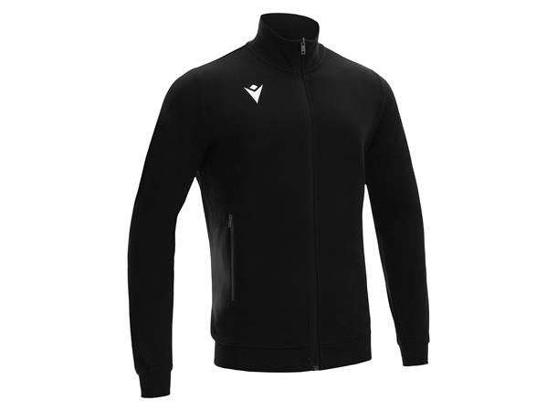 Beat Full Zip Sweathshirt BLK M Fritidsjakke i børstet fleece - Unisex 