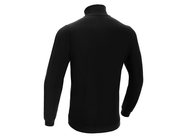 Beat Full Zip Sweathshirt BLK M Fritidsjakke i børstet fleece - Unisex 