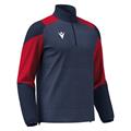 Cuzco Training 1/4 Zip Top NAV/RED S Teknisk treningsgenser - Unisex