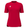 Zyra Womans shirt RED XS Teknisk trenings T-skjorte til dame